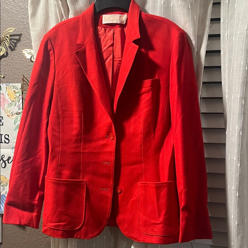 Pendleton Red Wool Jacket - image 1